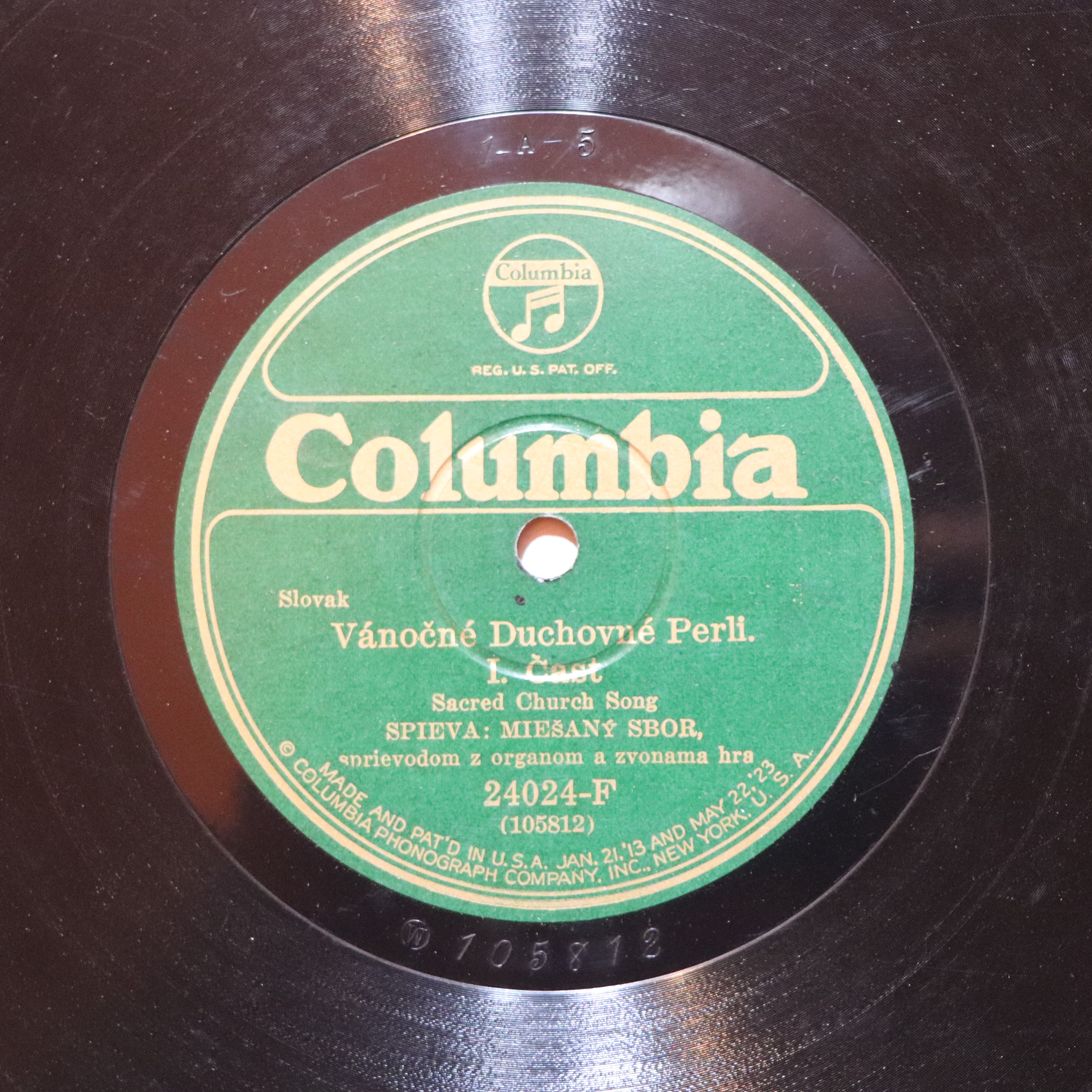 Columbia 24024-F (105812) asi pôvodné vydanie